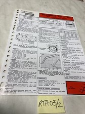 Fiche technique automobile