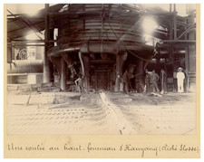 Slosse, China, Boxer, Blast Furnace Casting d&#039;Hanyang vintage print from 