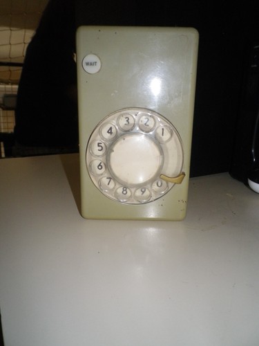 Telephone mural ancien - mural,