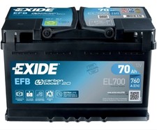 EXIDE EL700 096 EFB Stop / Start Batterie de voiture 12V 70AH 720CCA
