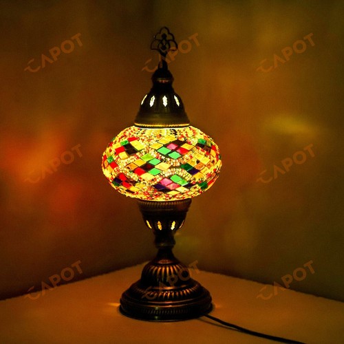 Lampe bureau mosaïque - bureau, en