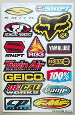 Sticker sheet decal sticker TwinAir Geico FMF TJ Shift Smith tuning racing