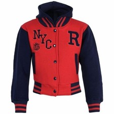 Enfants B.B à Capuche Nyc Veste Longue Baseball Manche Manteau Garçon Fille Âge