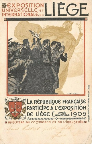 Carte postale expositions - carte,