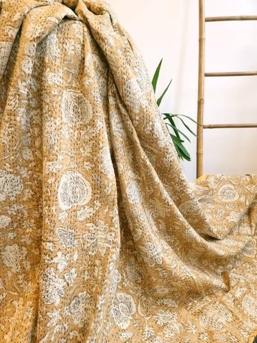 Couverture vintage coton - couverture,