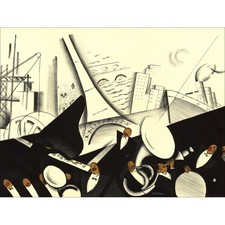 COLIN Paul - Lithographie "Le Tumulte Noir 37" 48x64cm