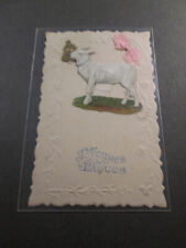 Fancy postcard - added Easter lambs