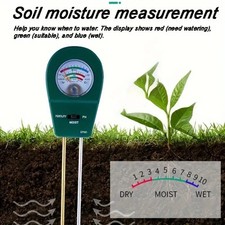 Testeur de sol 3 en 1, PH, humidimètre léger, double sonde pour le jardinage et 
