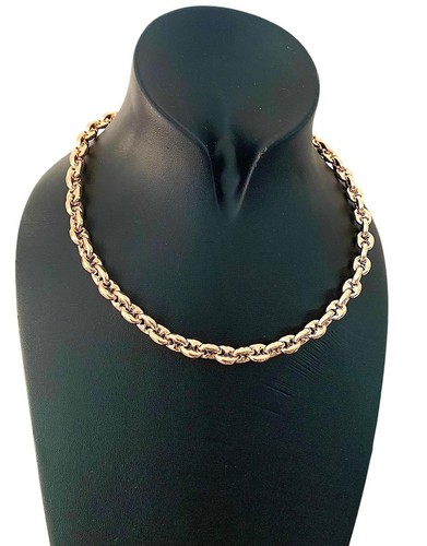 Collier chaîne maille grain - collier,