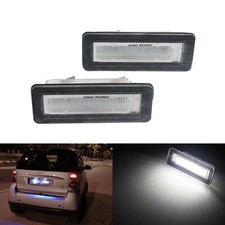 2x Eclairage Plaque d'immatriculation LED Blanc Pour Smart Fortwo W450 W451