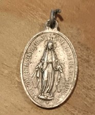 Ancient Miraculous Religious Medal Rue Du Bac Paris Virgin 