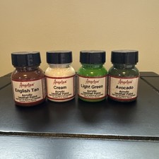Angelus Brand  Acrylic Leather Paint 1 oz. Lot 4 - all opened