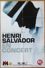 HENRI SALVADOR affiche concert