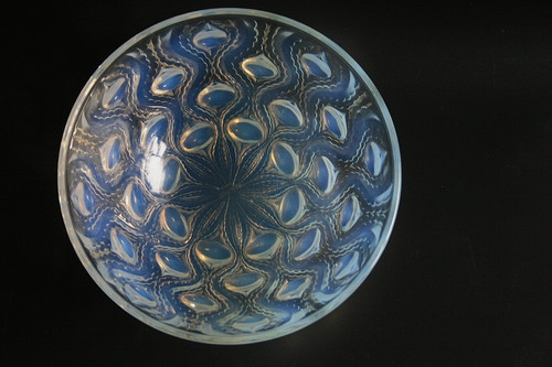 Ancien bol verre opalescent - verre,