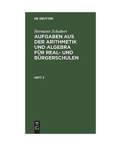 Hermann schubert aufgaben - aufgaben, aus