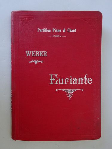 Weber euriante partition - euriante.,