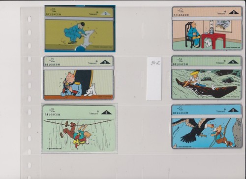 Télécartes belgacom tintin - télécartes,