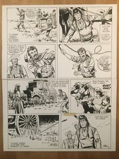 Kline - Loup Noir (PIF) - Planche originale signée - TBE