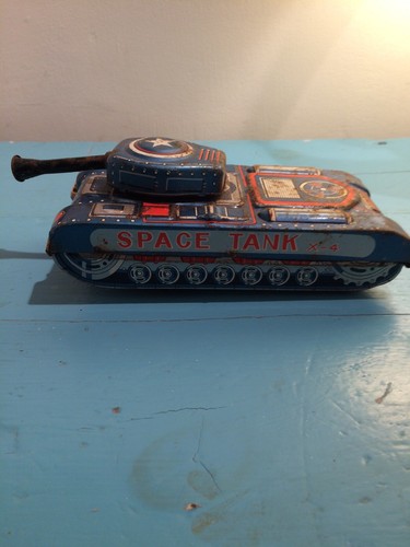 Nomura tinplate space tank - nomura,