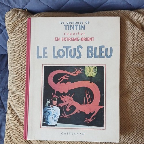 Tintin lotus bleu 1985 - tintin,