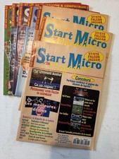 Lot De 7 Magazines Start micro Vintage 1985 Atari St Ste Stf Jaguar