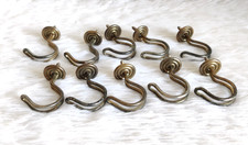 1930s Vintage Iron Screw Hook Boho Farm Decor Props Retro House 10Pcs IR84