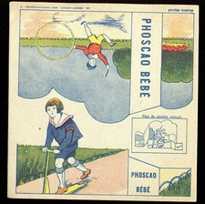 old advertising "cutouts" PHOSCAO BABY .games. scooter . Hoop