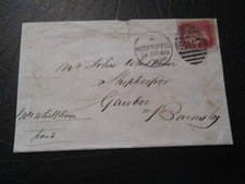 QV Cover 1d red AJJA 387 duplex 2 Huddersfield S 1869