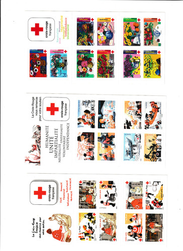 Carnets croix rouge neuf - rouge,