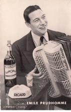 ACCORDION, accordionist Emile Prudhomme