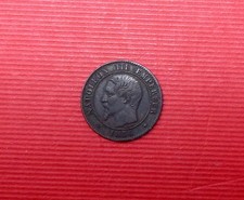 rare et jolie piece de 2 ctms , napoléon III , 1856  MA marseille