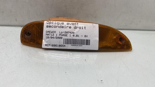 Optique avant secondaire - , droit