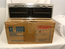 Vintage 1983 Kenwood GE-1000 Stereo Graphic Equalizer + Time Delay Works 100%