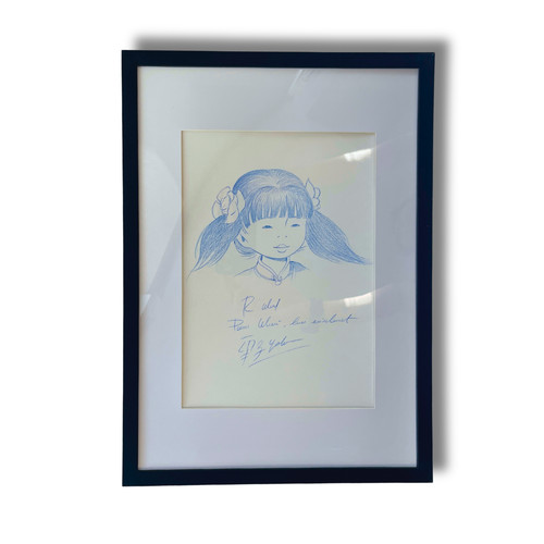 Original dessin yoko - yoko, tsuno