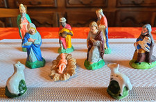 Crèche 9 santons Devineau et