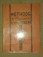 FERRERO Médard. Méthode de virtuosité. Copyright 1948. Accordéon. Partitions.
