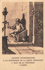 CP ILLUSTRATED PUB JACOBUS TOURNEBROCHE ROTISSERIE RUE PEPINIERE PARIS - 46825