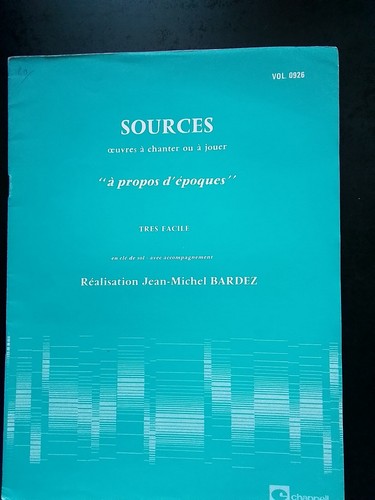Partition sources oeuvres a - partition,