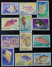 TIMBRES de GUINÉE - POISSONS