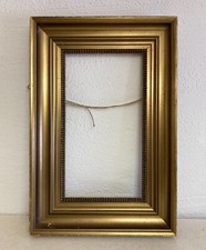 Cadre Photo Profilrahmen Vintage Or Falzmaße 38 X 21 CM Art Nouveau Antique