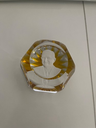 Baccarat sulfure presse papier - presse,
