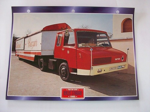 Carte fiche camion tracteur - fiche,