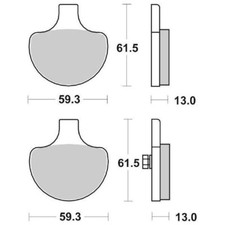 Plaquette De Frein Avant