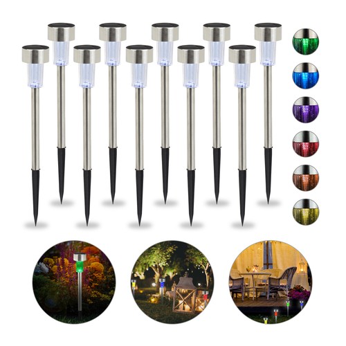 Lampes solaires piquet lot - , de