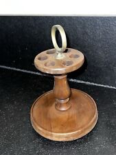 1970 Vintage Wooden Pipe Holder Display / Old Vintage Pipe Holder