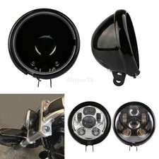 5.75" moto rond Shell Seau