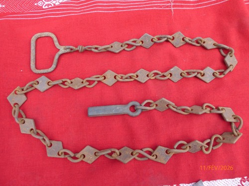 Chaine tonneau outil - chaine, ancien