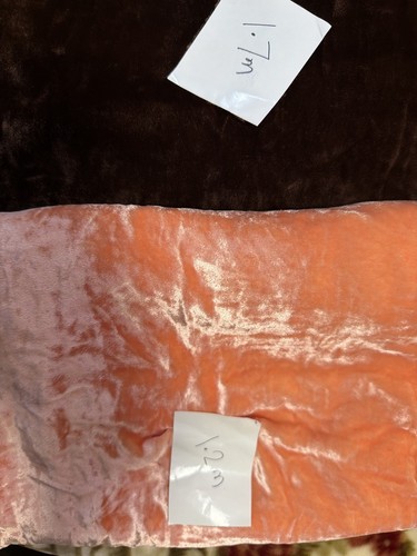Tissu velours soie m de - 2,9,