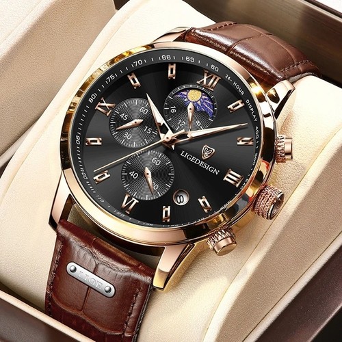 Lige montre homme - montre, quartz
