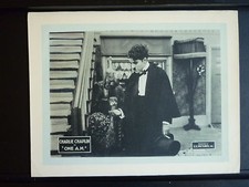 1916 ONE A.M. - R1920S LOBBY CARD - CHARLIE CHAPLIN SILENT COMEDY- DRUNK ALCOHOL